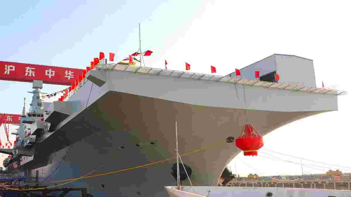 China Launches Advanced Amphibious Assault Ship the Type 076